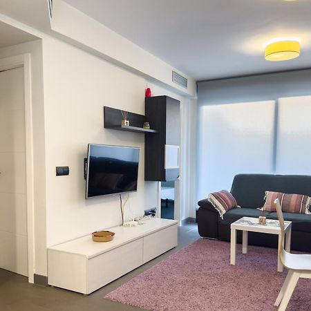 Apartamento con jardín en primera linea de playa con parking y piscina Peñíscola Exterior foto